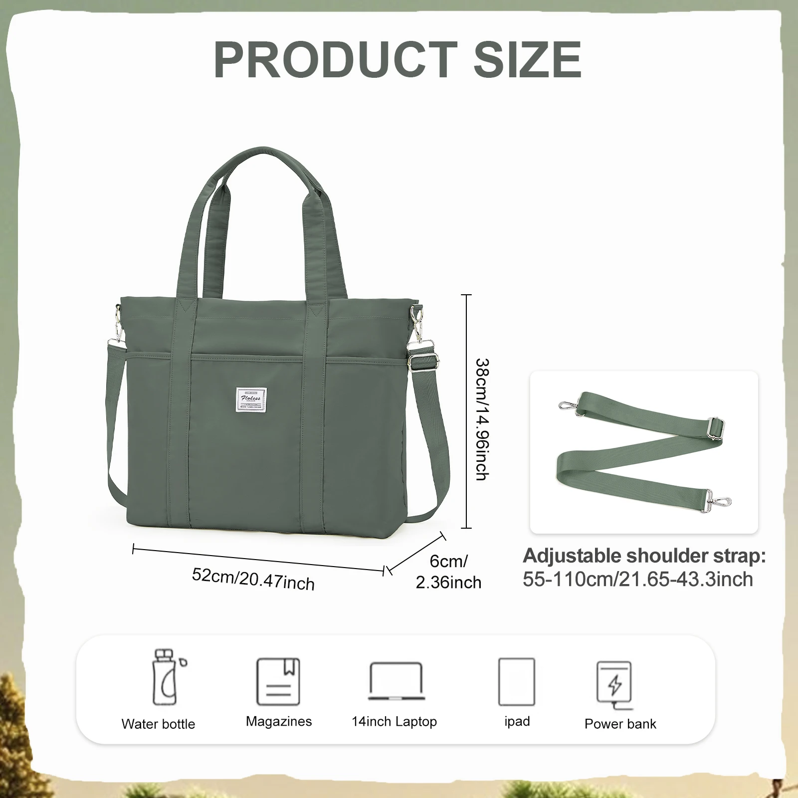 Casual Fashion Travel Bag Women's Tote Bag Shoulder Large Capacity Bag Daily Shopping Bag For Shops, Casual Handbag and Wallet