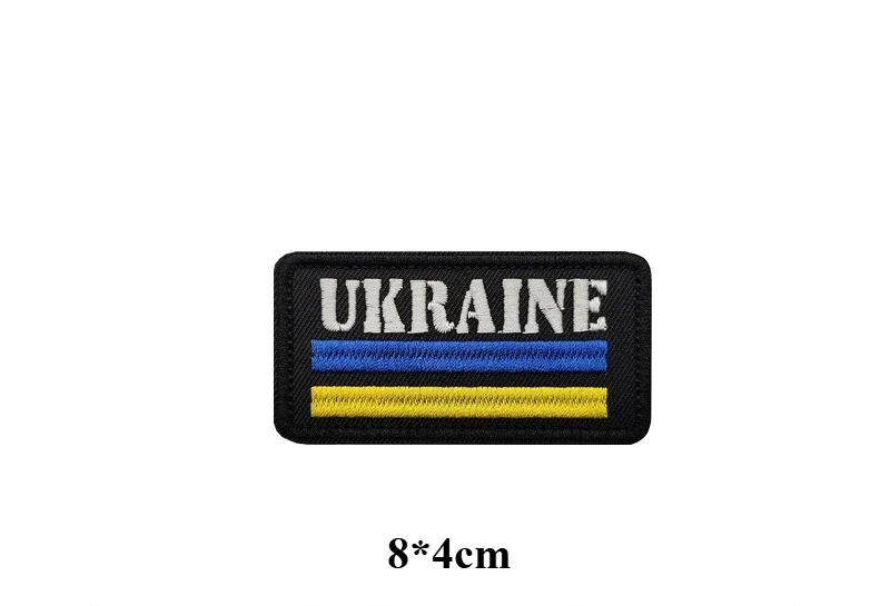 KRAKEN Bestickte Aufnäher Armbinde Rucksack Ukraine Spezialeinheiten Abzeichen mit Klettverschluss Chevron-Streifen – Detail 3