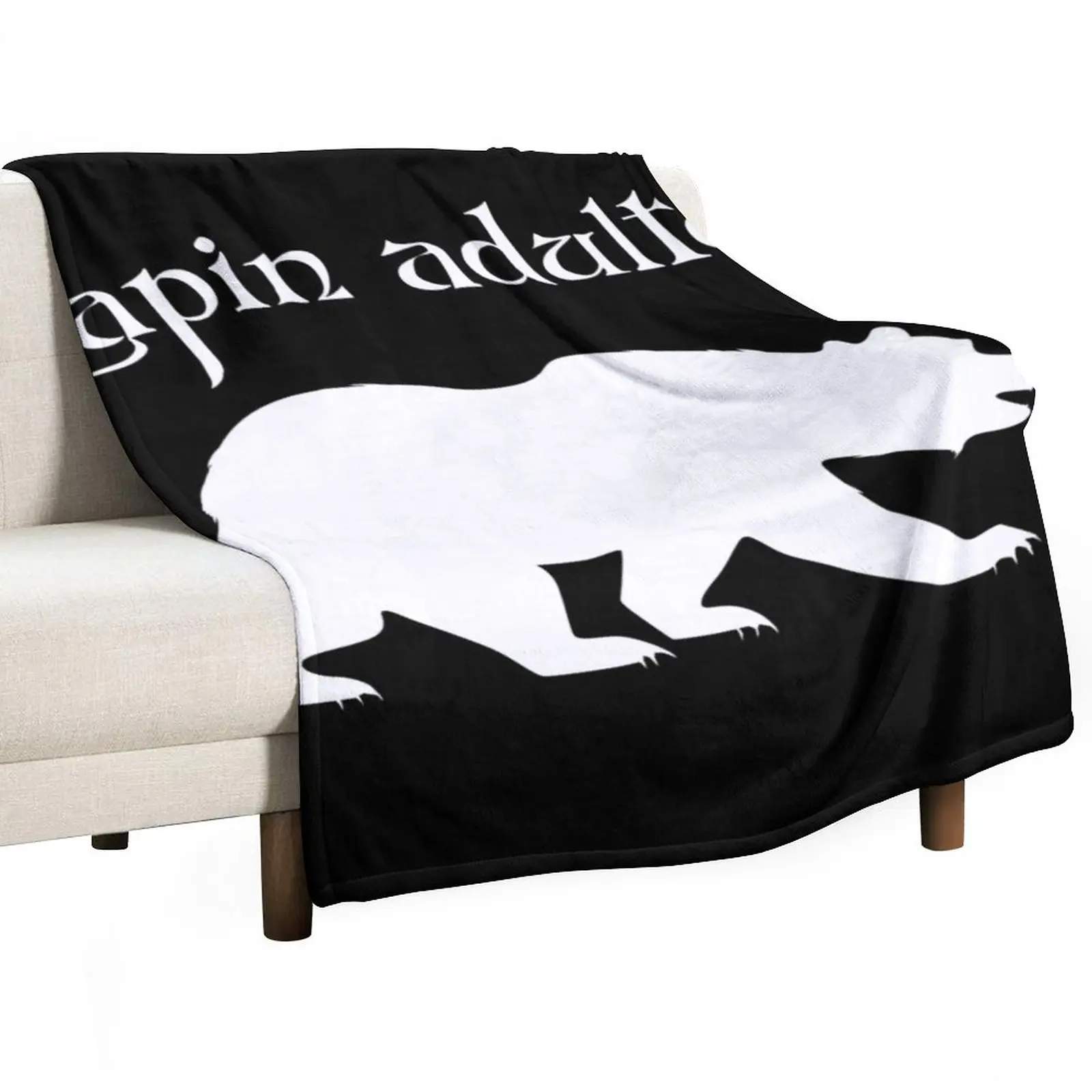 

Adult Rabbit - Kaamelott Throw Blanket Soft Plaid Luxury Brand Blanket