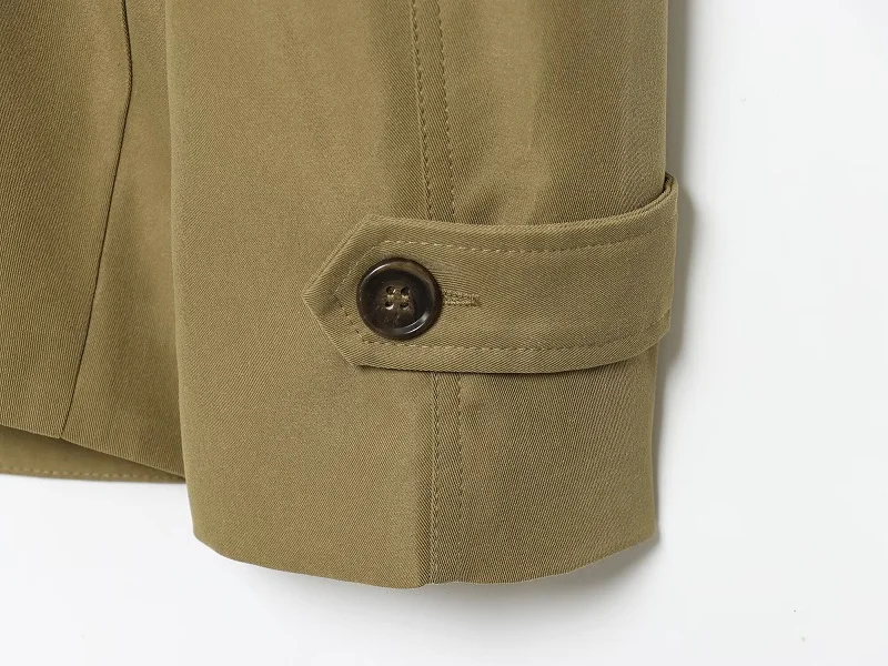 MUJER Büro-Halbsaison-Jacken für Damen, Oberbekleidung, Knopf-Damenjacke, neu in Mänteln und Jacken, Herbst-Wintermantel für Damen – Detail 10