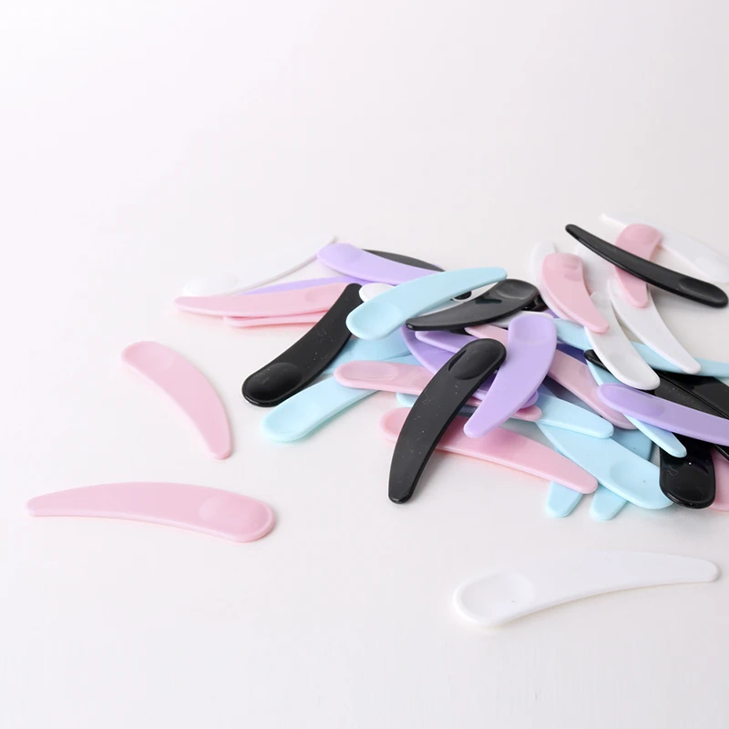 Crescent Spoon Face Cream Spoon Mini Cosmetic Scraper 25pcs
