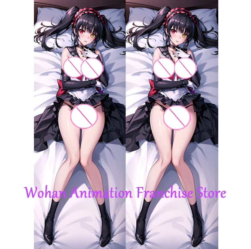

Dakimakura Anime Pillow Case Kurumi Tokisaki Pillow Cover Halloween Christmas Decoration 2023