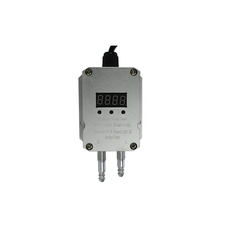 Pressure Sensor Air Gas Wind Pressure Differential Sensor Transmitter 4-20mA 0-10V 0-5V RS485 Differential Pressure Meter