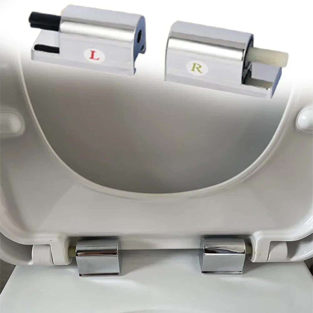 Toilet Seat Hinge To Top Close Soft Release Quick Install Toilet Kit For Most Standard Seats With Top Fix Hinge 2PCS toilet seat accessories toilet hinge replacement