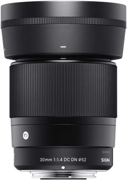 새로운 시그마 렌즈 30mm f/1.4 DC DN 컨템포러리 렌즈, 미러리스 카메라용 APS-C 대구경 렌즈 (캐논, , 니콘 호환)