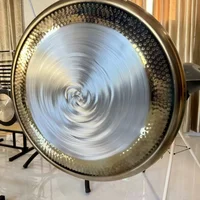 เสียง Healing Gongs-สไตล์ใหม่โลหะผสมนิกเกิล Gong กระจก Chau Gong 22 "-36" ฟรี Mallet ไม้เสียงที่ดีที่สุด Bath เครื่องมือสําหรับโยคะ 1