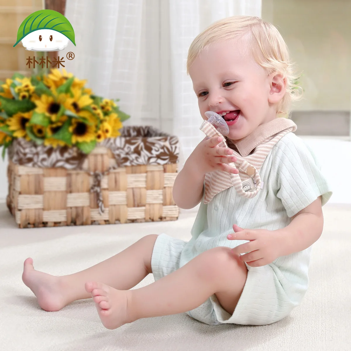 Soft Cotton Baby Bibs Bandana Drool Feeding Cloth for Boys Girls Adjustable Neck Stripes Burp Towel Triangle Bib Accessories