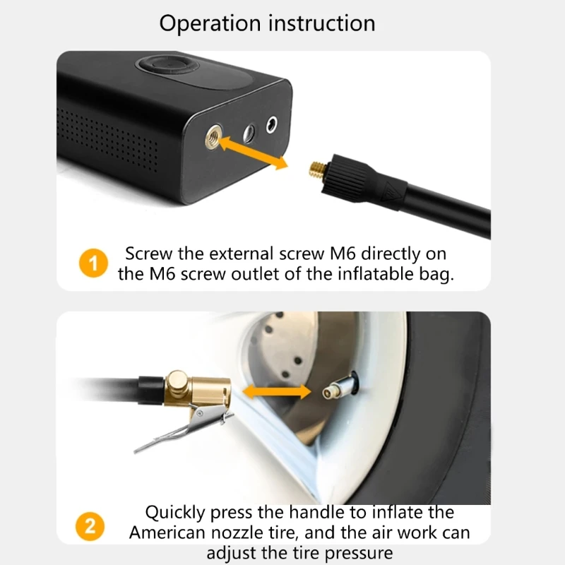 Air Pump Electric Tire Inflator Inflatable Pump Tire Inflator Tire Inflator Gun 1 Pc Air Pump Extension Hose Extended Tire Inflator Tube Inflatable Mouth Hose Pump Tube Adapter for Car Motorcycle Scooter Bike