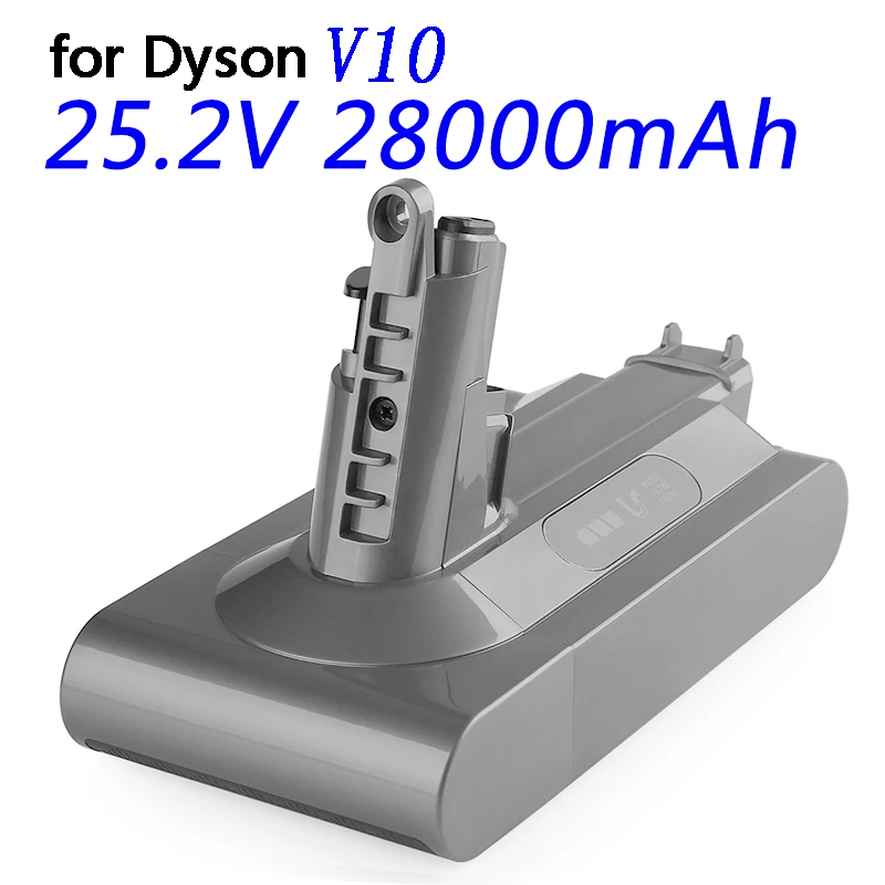 Powtree 6.0Ah 21.6V pour Dyson V8 batterie absolu V8 Animal Li-ion SV10  aspirateur à main série batteries rechargeables