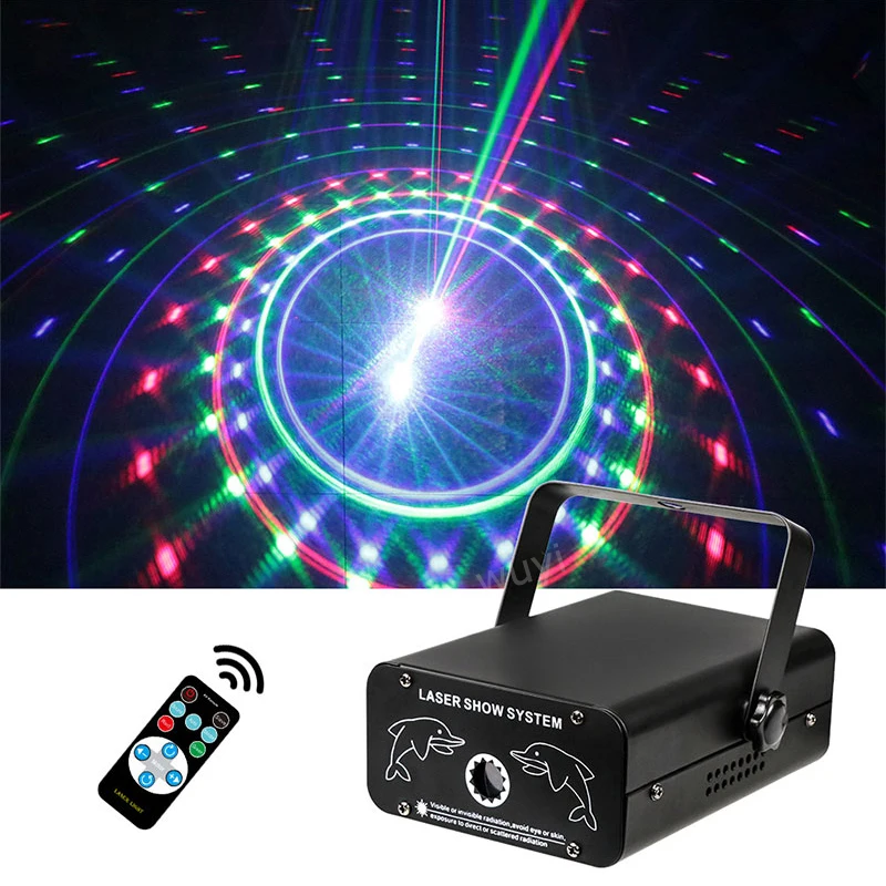 Single Hole Full Color Mini Laser Light Ktv Indoor Entertainment Led