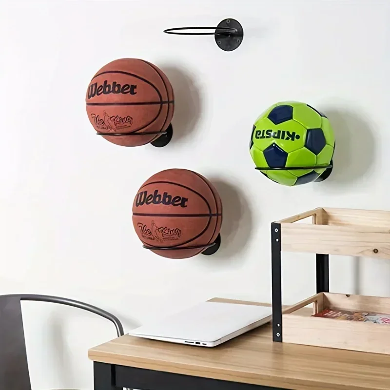 Iron Basketball Display Rack