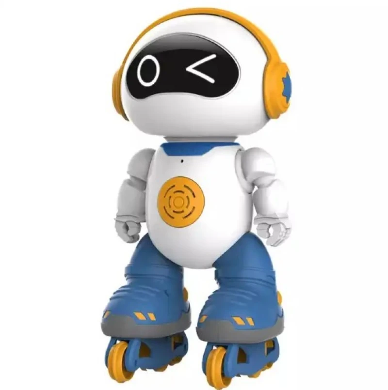 Remote-Controlled Robot Charging Toy Early Education Puzzle Girl Can Dance High-Tech Boy Lights Children Gift 2