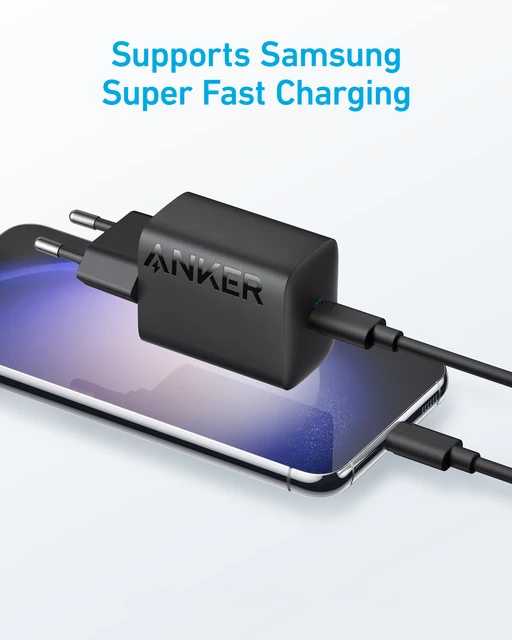 Anker 312 30W USB-C Charger USB-C Power Supply Compact High-Speed Fast Charger Typle C Iphone Charger for Samsung S23, MacBook - Hình ảnh 3