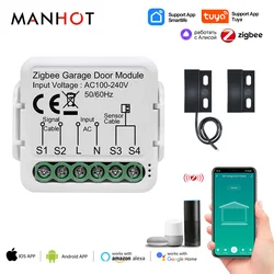 Smart Garage Door Opener Module with Voice-Activated Remote Control (Zigbee version)