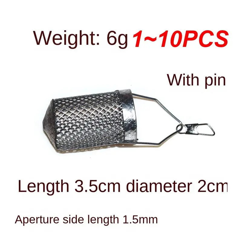 

1-10 шт., рыболовная Ловушка из нержавеющей стали