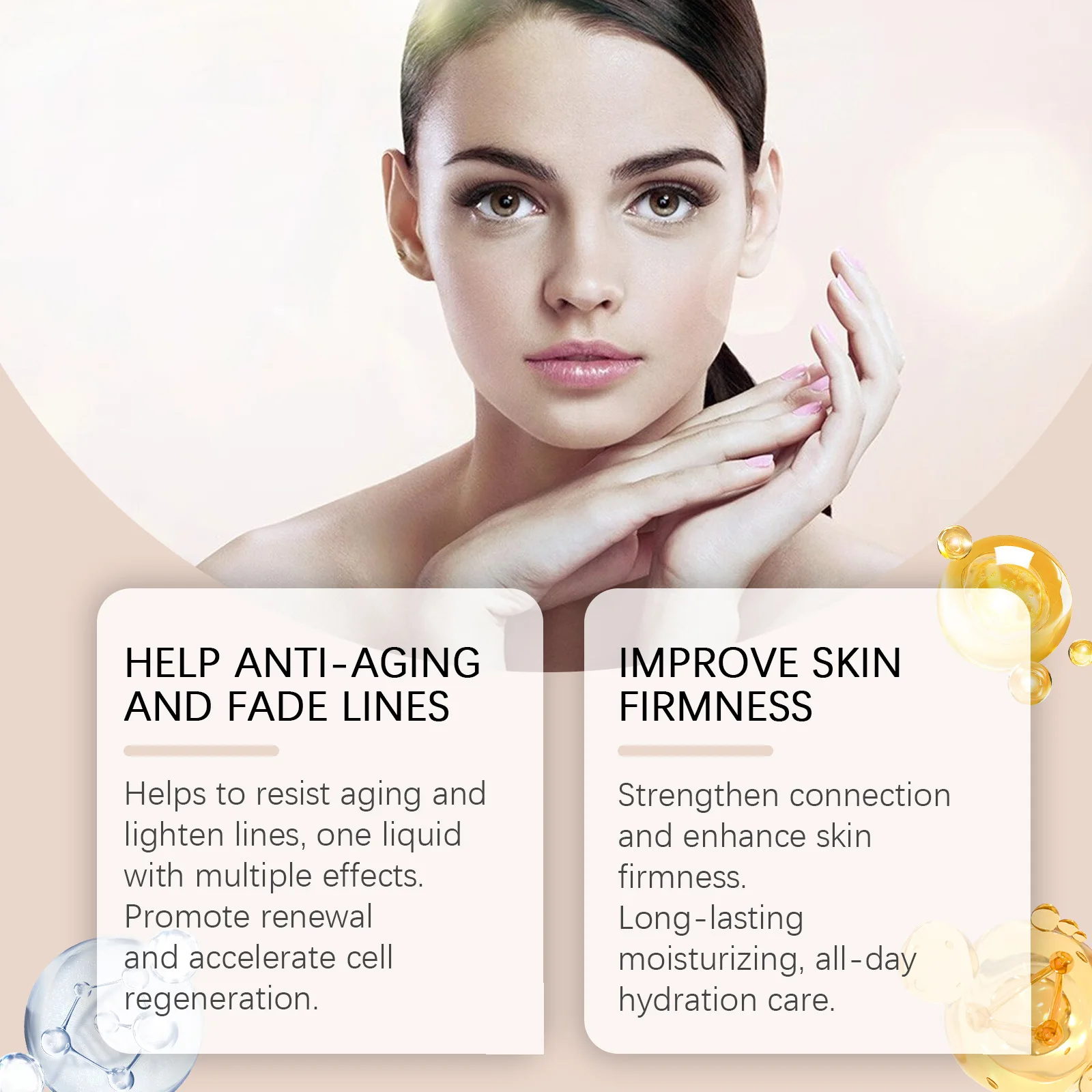Skin Firming Essence Relieve Wri-nkles Anti Ag-ing Lighten Fine Lines Lifting Even Skin Tone Moisturizing Hydrating Facial Serum 4