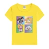 Boys T-shirt Cartoon Lanky Box Cute Print Short Sleeve Girls Clothes Summer Casual Fashion Funny Cotton Children Tops Kawaii Tee 6