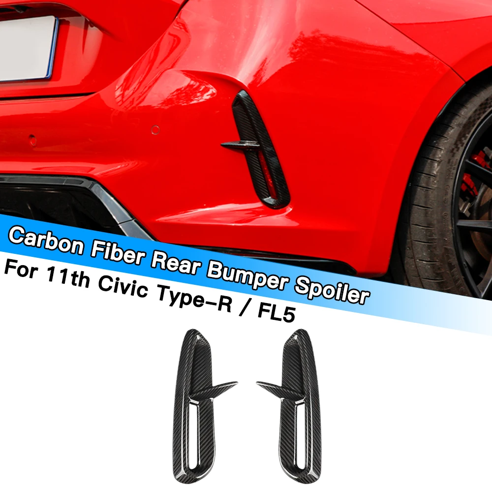 

Carbon Fiber Rear Bumper Spoiler for 11th Gen Civic Type R FL5 Typer Rear Splitter Wing Lower Bumper Wing Lip Diffuser