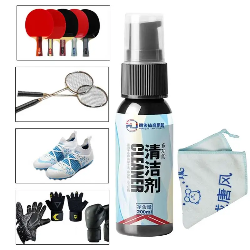

200ML Table Tennis Paddles Cleaning Agent, Pingpong Rackets Care Maintenance Cleaner Spray, Professional Sports Match Equipment
