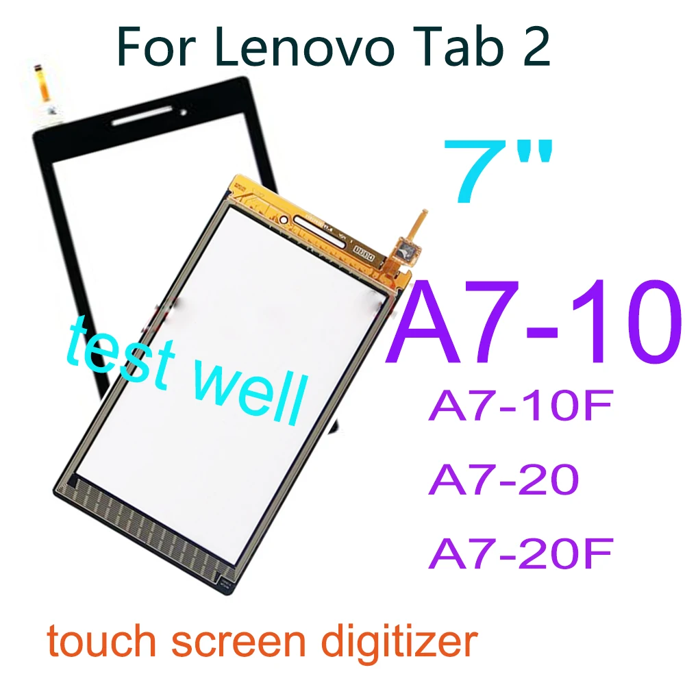 Nuovo Touchscreen Da 7 "Per Lenovo Tab 2 A7-10 A7-10F A7-20 A7-20F Sostituzione Tablet In Vetro Con Sensore Touch Screen Per Digitalizzatore A7-10
