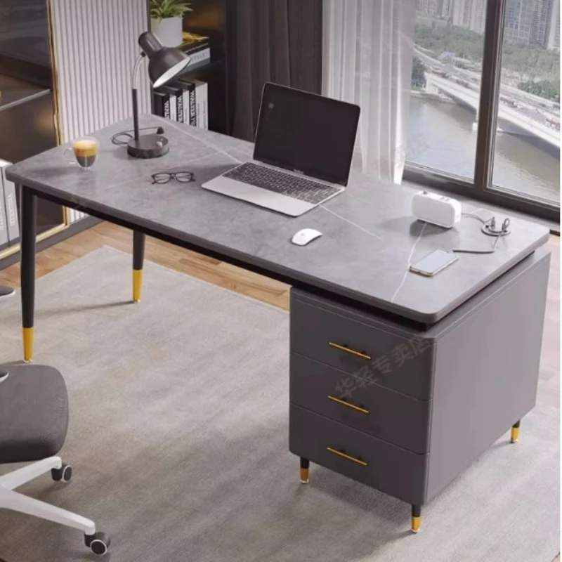 Modern Study Office Desks Organizer Drawer Wooden Home Computer Desks Laptop Pc Escritorio Para Compuradora Office Furniture