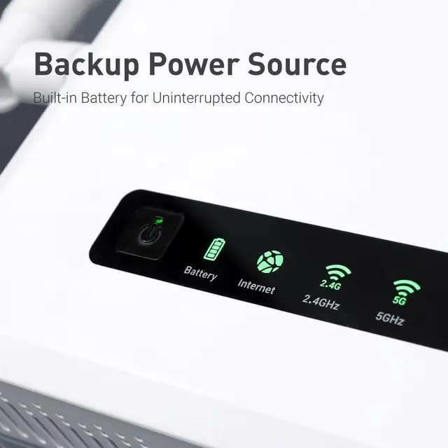 Wi-Fi 6 Cellular Routers, Built-in Battery, Multi-WAN, VPN, OpenWrt, Secure 5G Router for Office, Retail, Events, Business 2