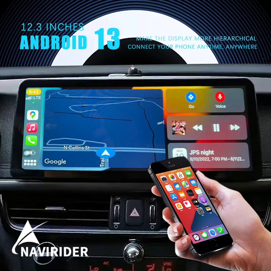 

12.3" Android 13 Qled Screen For For KIA Optima K5 2020 2017 2016 Car Radio Video Player Stereo GPS Multimedia Carplay GPS Navi