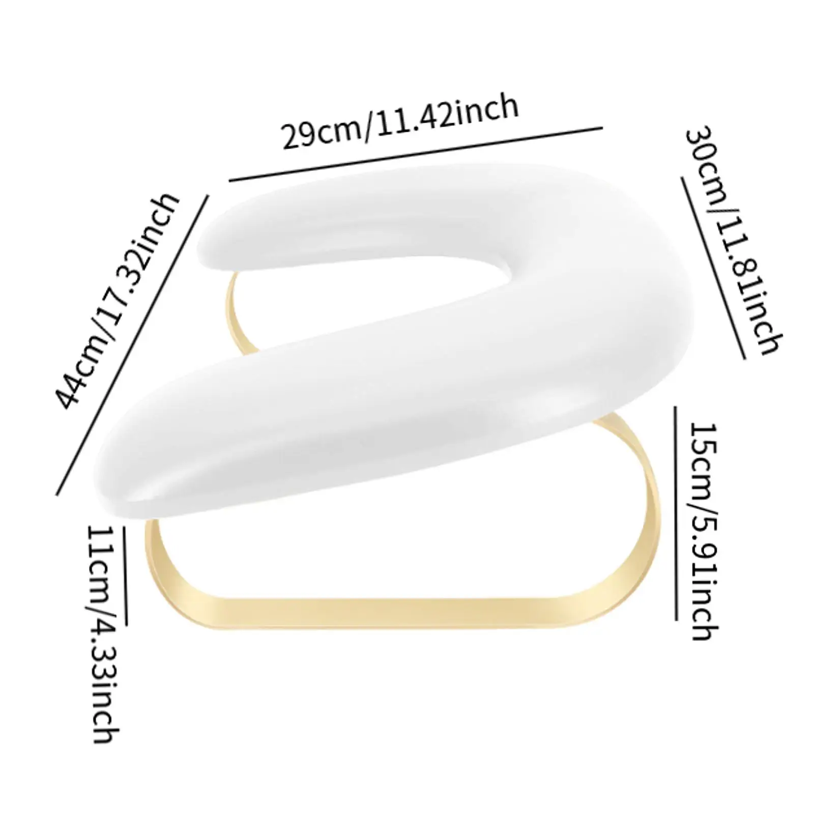 Nail Pillow Portable Nail Arm Rest Professional Ergonomic Non Slip U Shape Care Arms Support Manicure Armrest for Salons