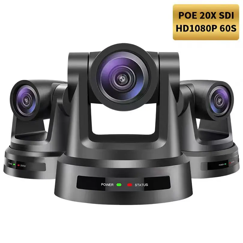E20ST8 놀라운 방송 1 + 1 키트 = 1 pcs POE 20X PTZ 회의 카메라, sdi hdmi lan usb HD1080P + 1 pcs IP 조이스틱 컨트롤러