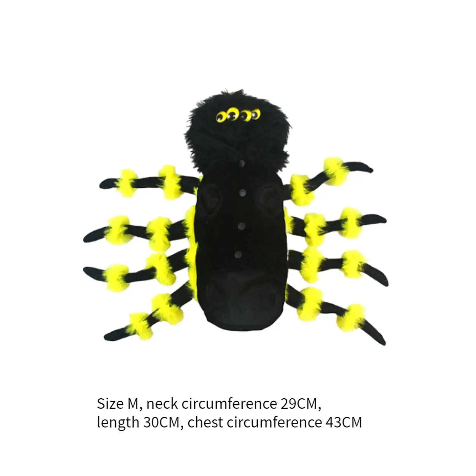 Dog Cat Spider Costume Dress up Decoration Pet Costume Spider Pets Outfit Accessories for Halloween Cosplay Party Festival Dogs