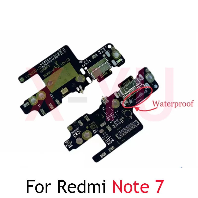 

For Xiaomi Redmi Note 7 Pro USB Charging Board Dock Port Flex Cable Replacement Position