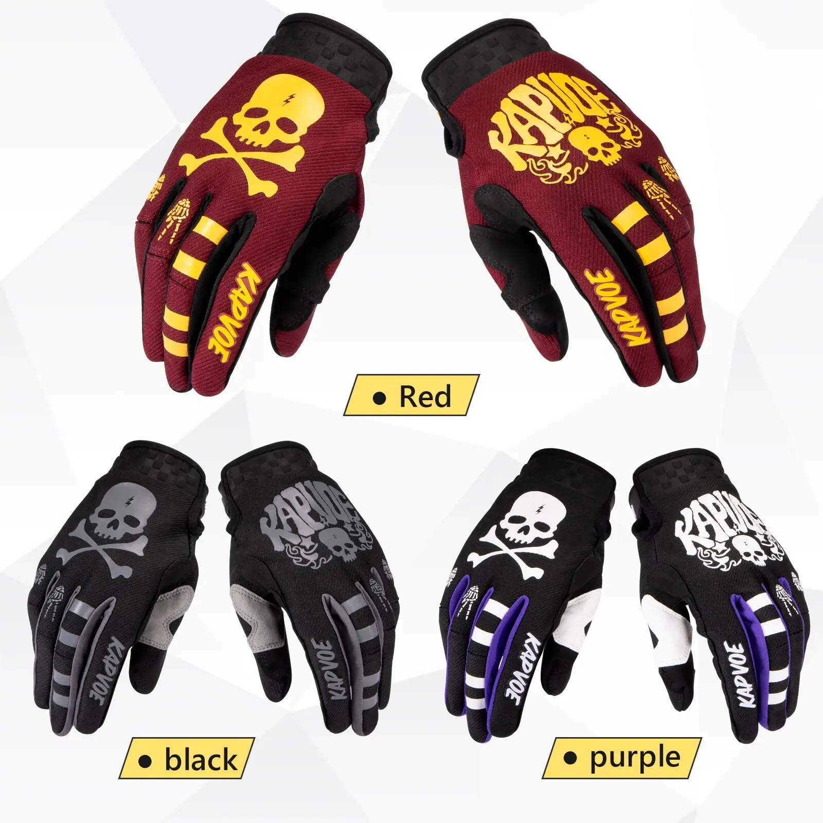 Touch Screen Racing Gloves Motocross Bike Gloves MTB Mountain Safety Motorcycle Cycling Bicycle Gloves Sport New Full Finger 2