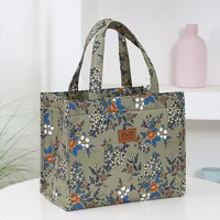 Nylon printing thickened large capacity handbag