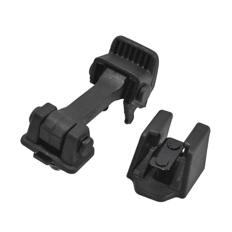 1 Set Bracket Latches Black Hood Lock Bracket Latches Buckle Holder For Jeep /Wrangler 2007- Car Hood Catches Accessories