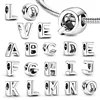Silver 925 26 Letter A-Z Alphabet Charm Fine Beads Fit Original Charms Silver Bracelet DIY Fine Jewelry for Women Gifts Making 1