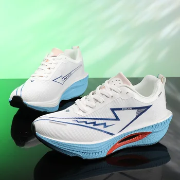 ZERJER New Lightweight Casual Running Shoes for Men - Lightweight Cushioned Sneakers for Both Men and Women, Breathable Toe Desi 1