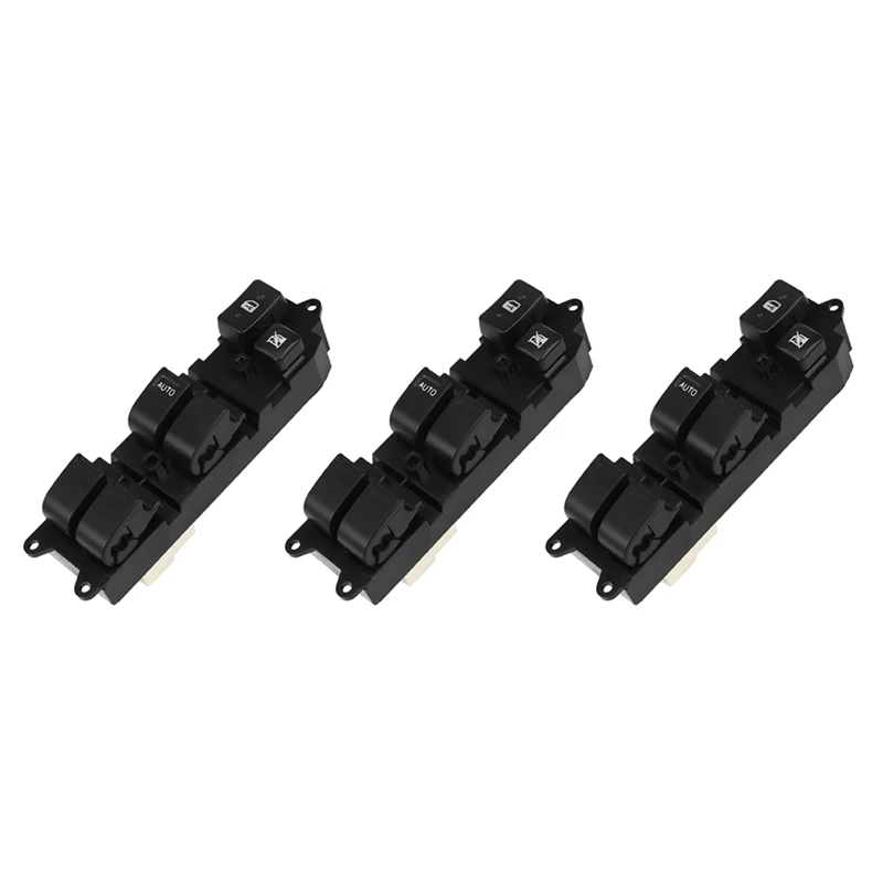

3X Left Hand Driver Side Electric Power Master Window Switch Push Button Panel For 84820-33060 Toyota Camry Land Cruiser