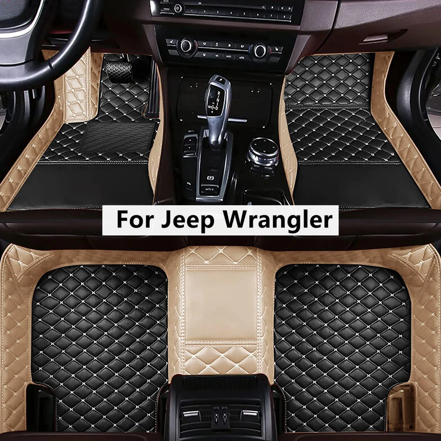 

Подходящие цвета автомобильные коврики для Jeep Wrangler, автомобильные аксессуары, коврик для ног