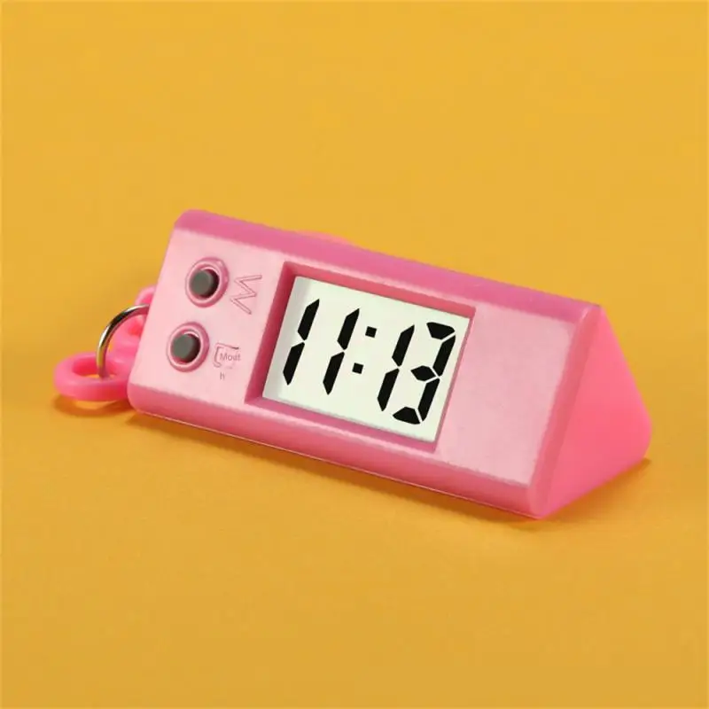 123PcCreativeClockPortableElectronicTimepieceLuminousMiniPocketWatchDigitalMute