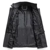 Busin Woolen Coat for Men Autumn Winter Double Collar Warm Faionable Men's Outerwear Tuxedo Sle Long Coat for loween