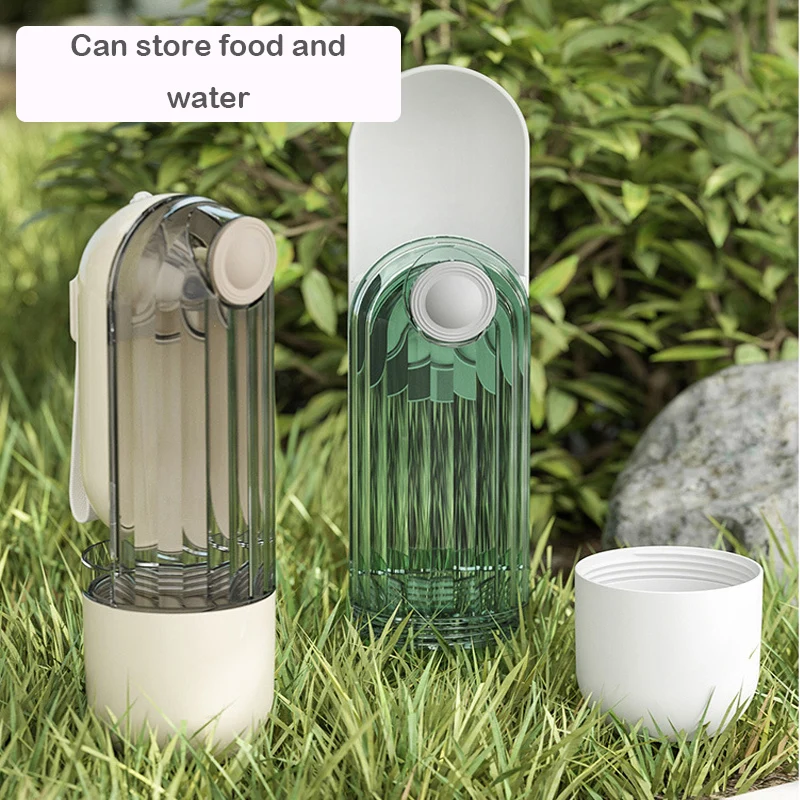 

Портативная походная поилка для домашних животных 2 в 1, поилка с функцией, герметичная поилка, поилка для домашних животных, питьевой фонтан, принадлежности для домашних животных