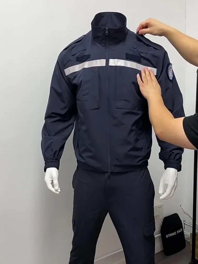 Hi Vis men's Working jacket outdoor windproof cotton padded jacket