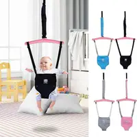 Kids Jumpers Bouncers Foldable Swing Set Toddler Standing Door Bouncer Outdoor Swing Set for Exercise, Learning to Walk 1