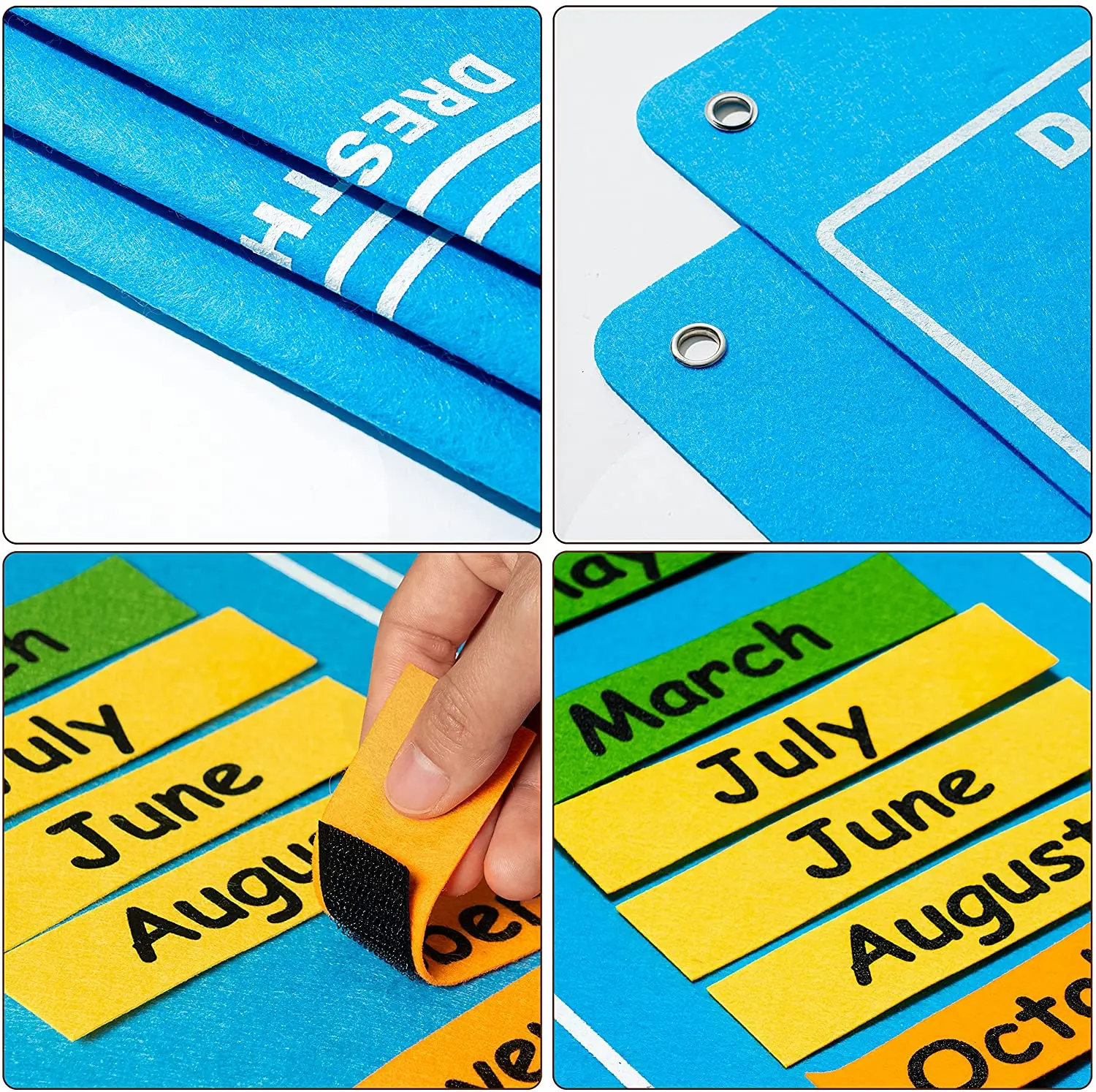 Felt Board Learning Montessori | Felt Calendar Children Seasons - Felt-board  Toddlers - Aliexpress