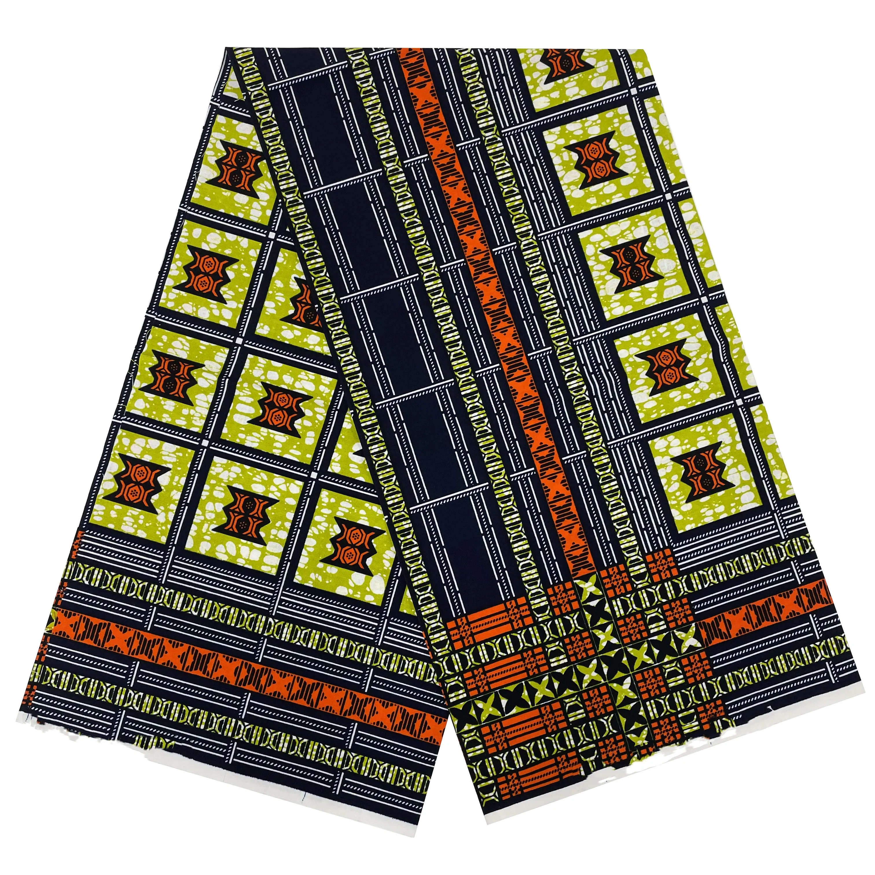

2023 Latest Fashion Design Wax Fabric African Ankara Real Wax Fabric 100% Cotton Soft Nigeria Style Wax Fabric for Dresses