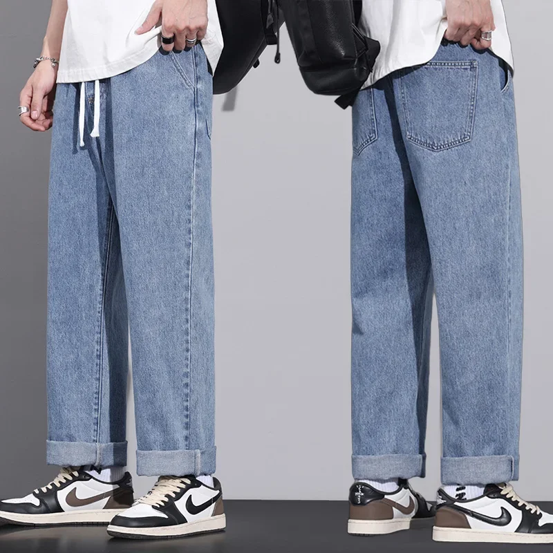Pantalones Cargo Holgados Para Hombre - Cintura Elástica (tallas M-8XL, Color Gris)
