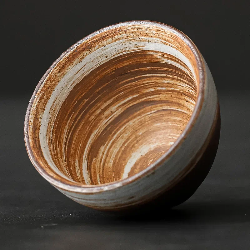 Japanese Handmade Stoneware Tea Cup Set - طقم أكوا...