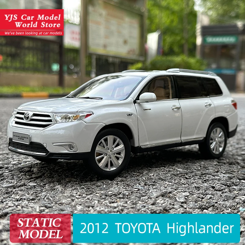 1:18 scale 2012 Toyota Highlander car model model metal gift