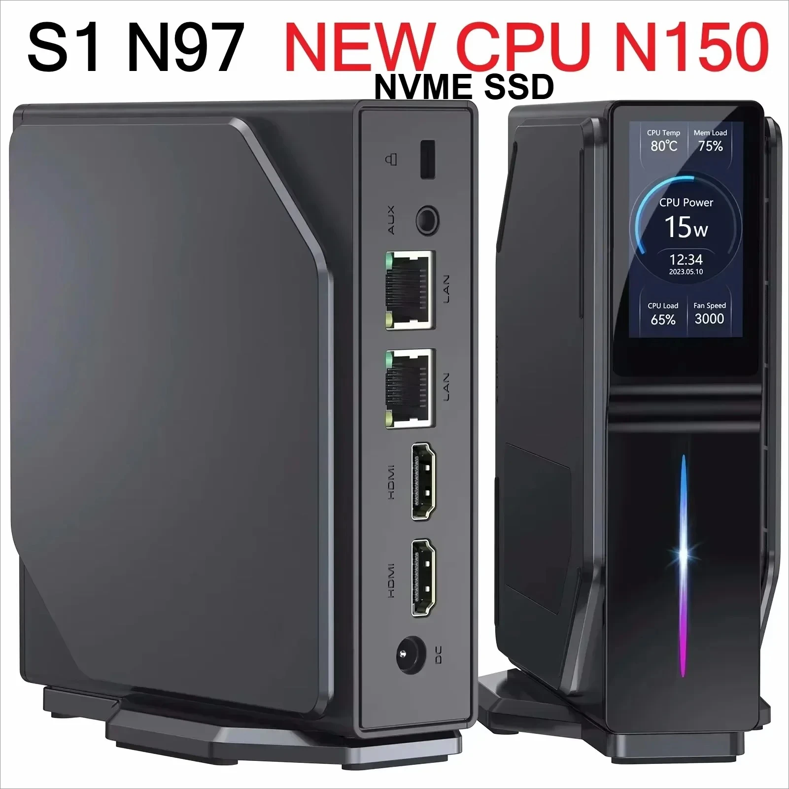SZBOX S1 intel N150 N97 ミニPC 最大3.6GHz WIFI6 BT5.2