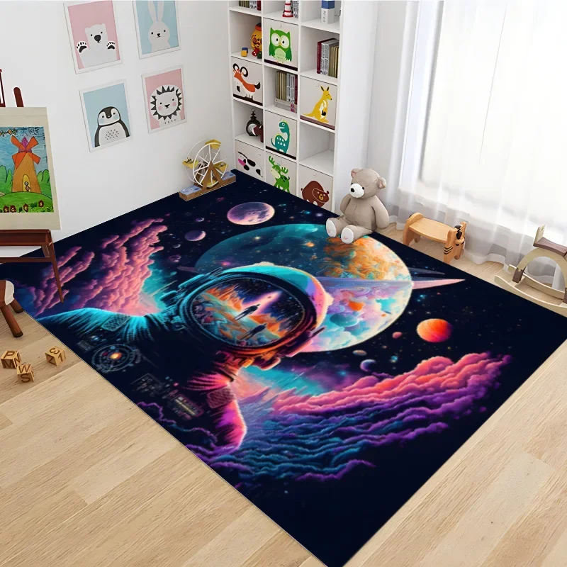 

Мультяшная Вселенная звездное небо ковер для гостиной полные ковры украшение для детской комнаты ковер прикроватный ковер